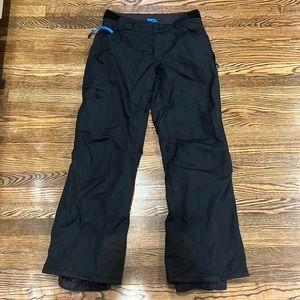 Black snow pants